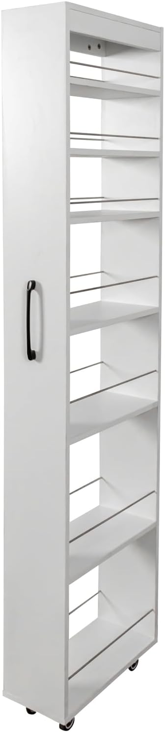7 Tier Slim Rolling Storage Cart - Image 8