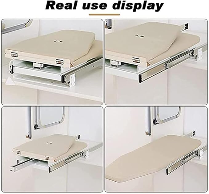 Ironing Boards Retractable Pull Out Ironing Board Closet Sliding Out Swivel - Image 7