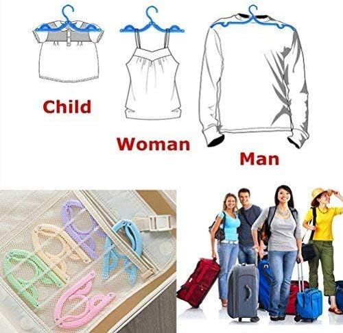20 PCS Travel Hangers with 12 Pcs Clips - Image 2
