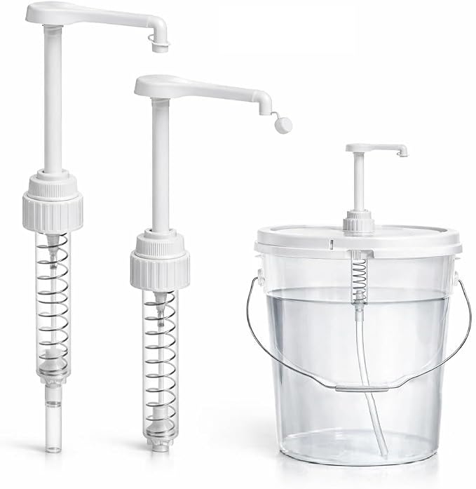 2-Heavy-Duty 5-Gallon Bucket Pump Dispensers – Compatible by shopperals