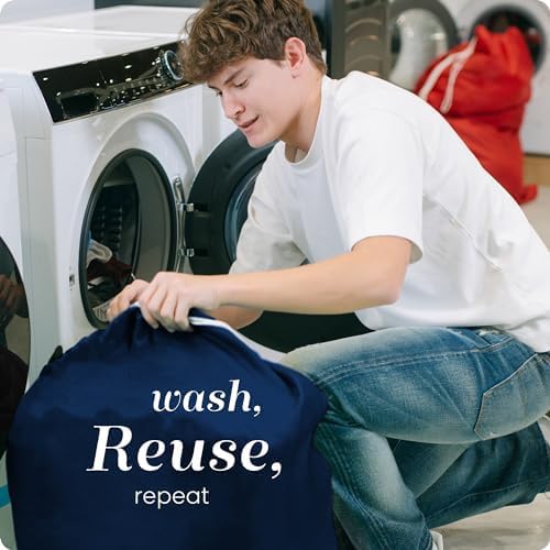 Laundry Bag - Locking Drawstring Closure and Machine Washable. These Bags will - Image 4