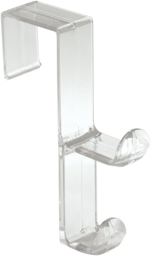 iDesign Clear Over Door Double Hook by iDesign