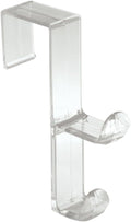 iDesign Clear Over Door Double Hook by iDesign