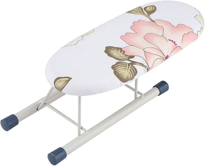 Akozon Mini Ironing Board Foldable Space-Saving Home Travel Sleeve Cuffs - Image 9
