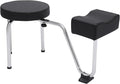Pedicure Stool with Footrest, Height Adjustable Nail Pedicure Stool Leg Rest by JUOPTGJ