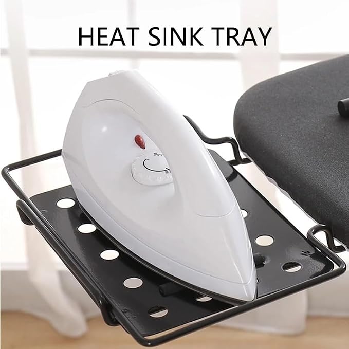 Deluxe Ironing Board with Heat-Resistant Cover & Thick Felt Pad, Foldable - Image 4