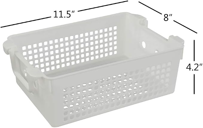 Stackable Plastic Storage Baskets/Bins Organizer - Image 2