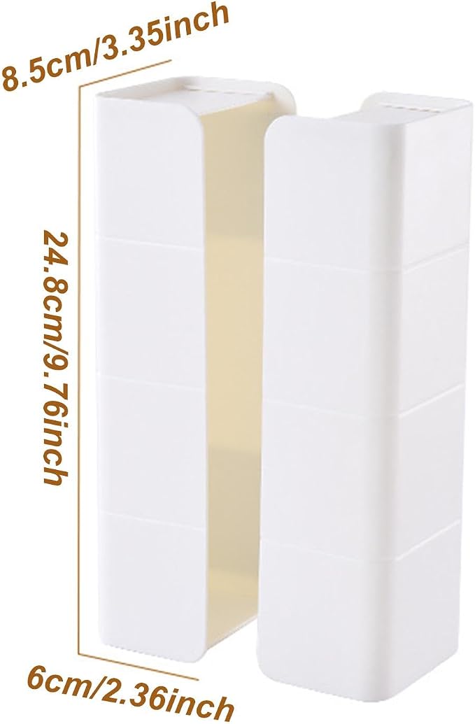 Tissue Box Holder Wall Mounted Organizer Paper Towel Rack Glove Dispenser - Image 5