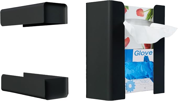 Modular Magnetic Glove Dispenser Tissue Box Holder by ABEETE