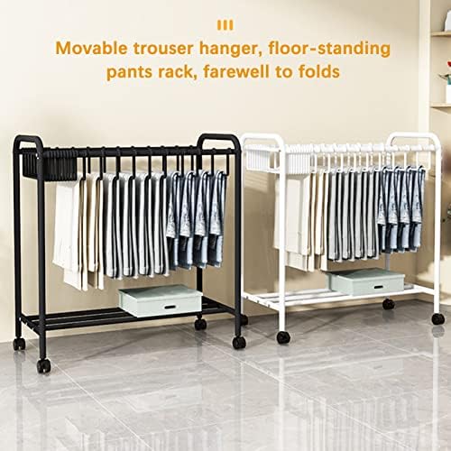 Mobile Storage Rack Freestanding Display Rack Tool Pegboard Garage, Pants - Image 2