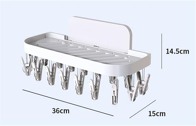 JSEIAJB 17pcs Socks Pegs Hangers - Image 2