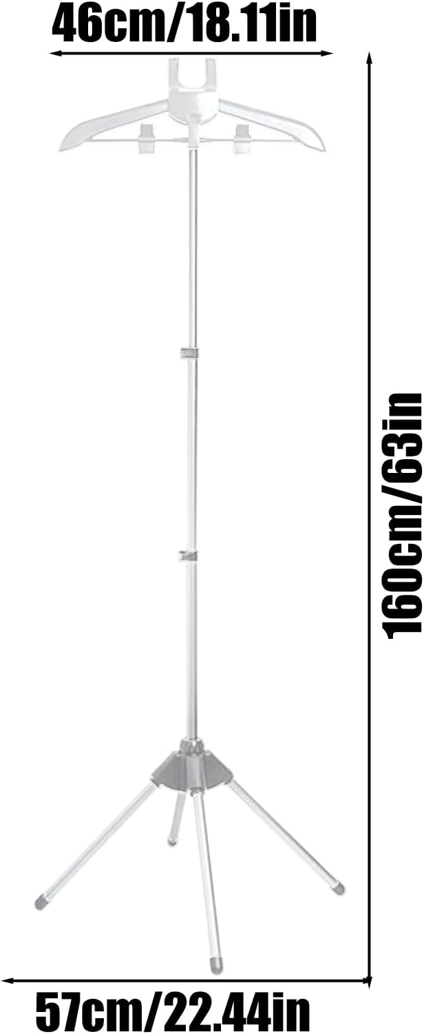 Adjustable Garment Steamer Stand, Foldable Clothes Hanger Holder, Ironing - Image 5