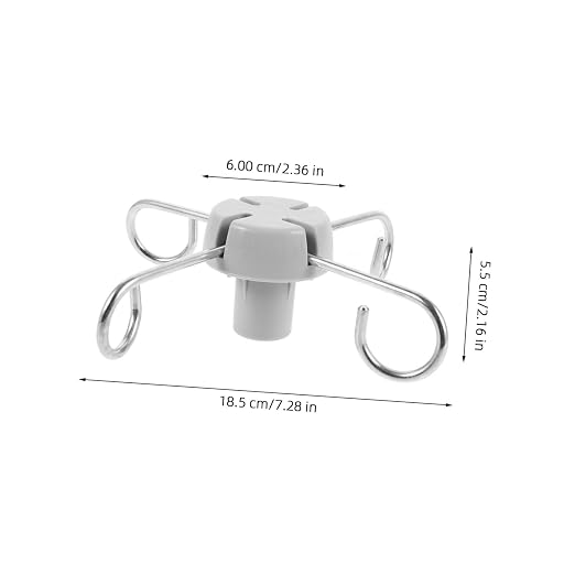 Infusion Rack Hanging Hook Hospital Clinic Drip Stand Coat Hooks Accessory - Image 2