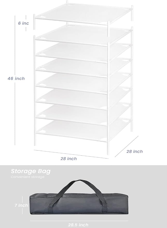 Stackable Sweater Drying Rack, Herb Drying Rack Laundry Drying Rack Mesh - Image 7