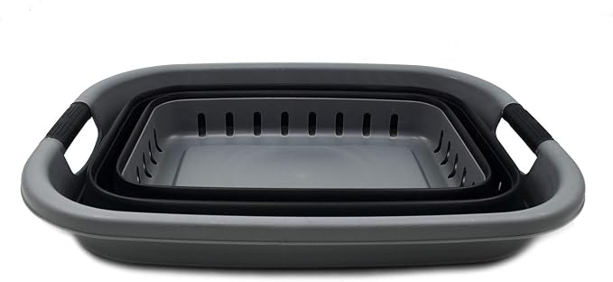 SAMMART 37L Collapsible Plastic Laundry Basket - Image 3