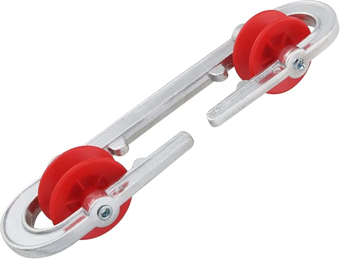 Clothes Line Separator 2PCS Silver Plastic Aluminum Clothes Line Separator - Image 2