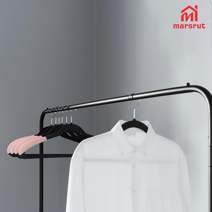 10pcs Velvet Hanger Shoulder Pads Forms Shapers, Non-Slip Cute Flocking - Image 5