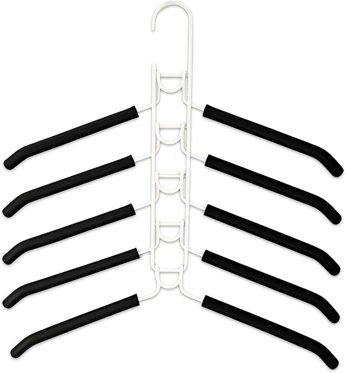 Multi-Layer Magic Clothes Hanger, 5-in-1 Space Saving Pants Rack & Wardrobe by Unknown