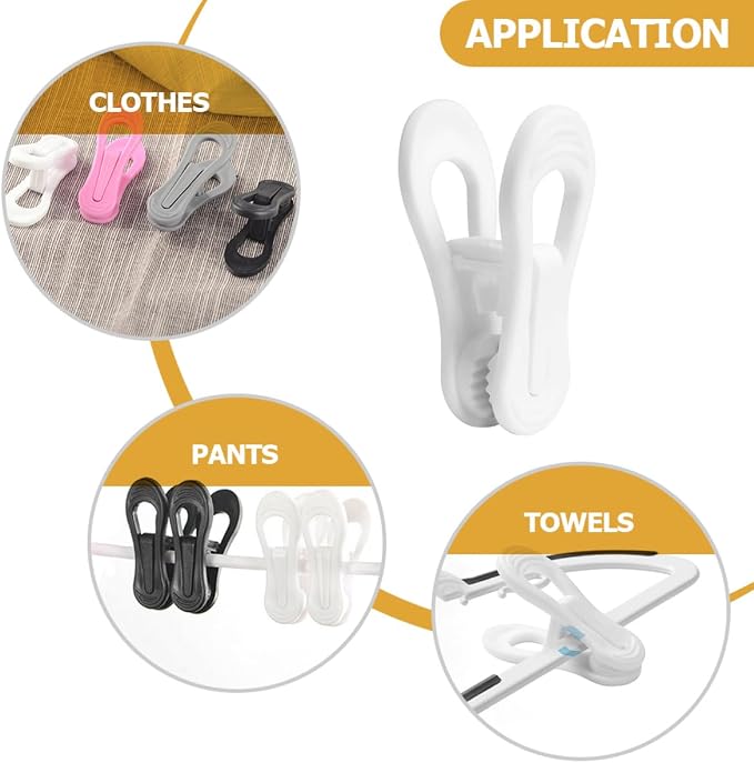 30pcs Clothes Clips Hanger Clips - Image 8