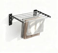 NEWRAIN Clothes Drying Rack, Wall Mounted Laundry Drying Rack Clothing by NEWRAIN