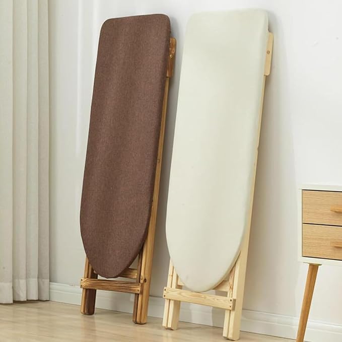 Ironing Board, Wooden Ironing Boards, Foldable Standard Size, Adjustable Height - Image 4