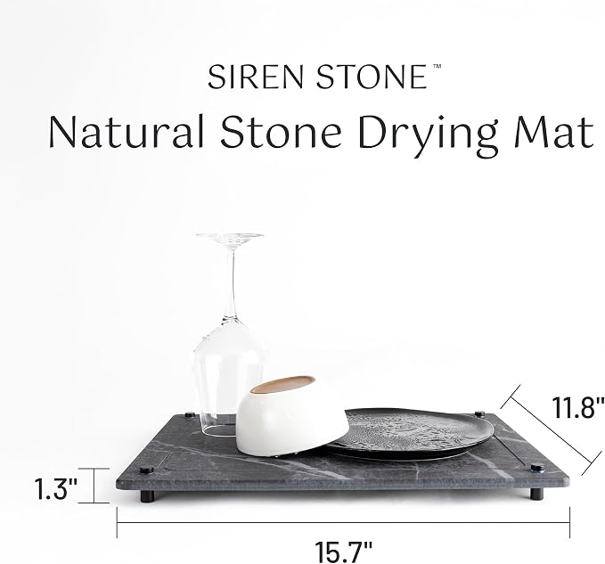 Natural Dish Drying Mat – Eco-Friendly, Rapid-Dry Technology | Modern Design | - Image 2