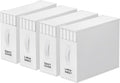 4 Pack Bed Sheet Closet Organizers and Storage, Sturdy Foldable Storage by StorageTastic