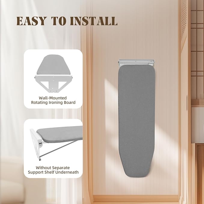 Compact Wall Mounted Ironing Board - Image 5