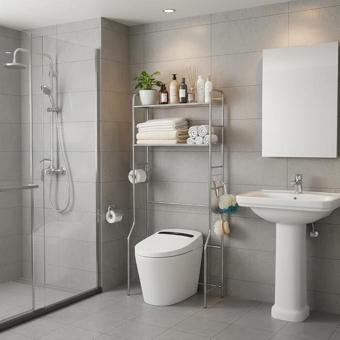 Over Toilet Bathroom Organizer - Image 6