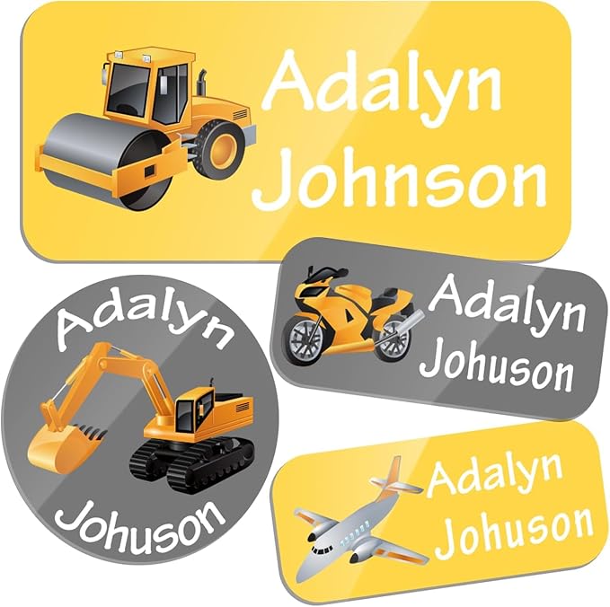 Custom Personalized Name Labels by TSNBYYC