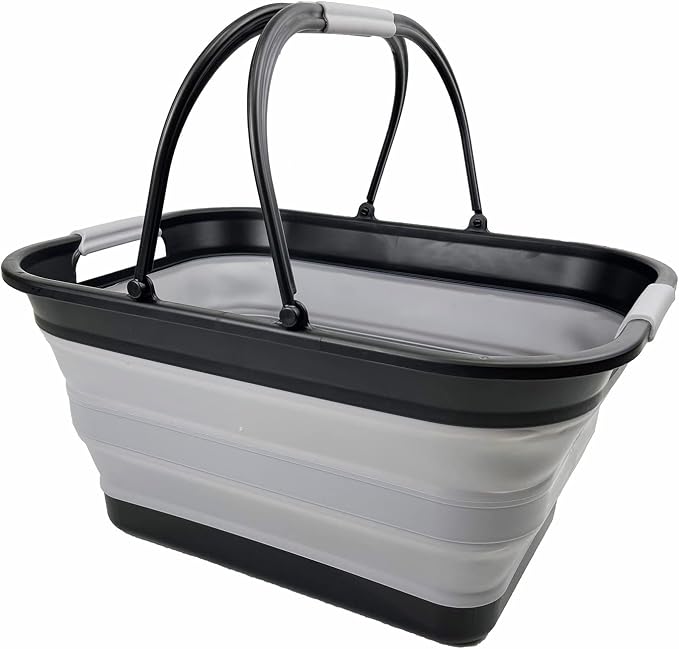 SAMMART Collapsible Tub with Handle 29L by SAMMART