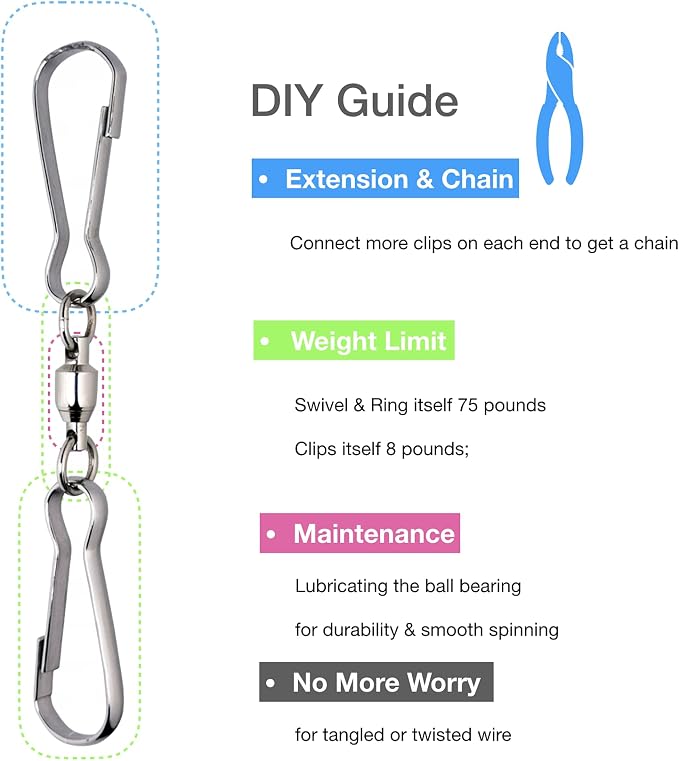 HS’s Creation 6 Pack Dual Clips Swivel - Image 7