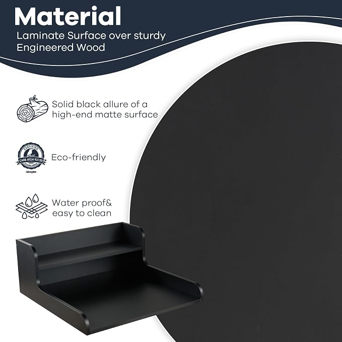 Kaboon Washer Dryer Countertop 2 Tier 28 inches Wide, Laundry Shelf Topper - Image 4