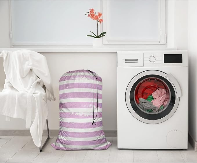 Swono Laundry Bag with Locking Drawstring Closure, Dirty Clothes Organizer - Image 4