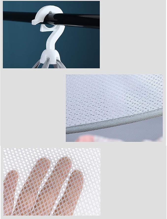 Sweater Hanging Dryer, Foldable Mesh Clothes Hanging Dryer Foldable Drying Rack - Image 4
