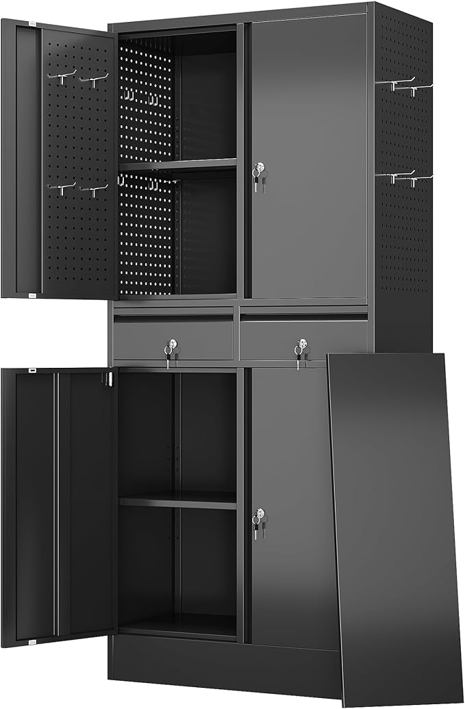 Metal Garage Storage Cabinet by winbingon