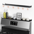 Bumusty 4X Strong Magnetic, Seasoning Organizer Kitchen Shelves, Matte Black by BUMUSTY