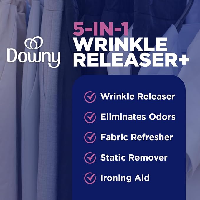 Downy Wrinkle Releaser Spray, All In One Wrinkle Release Spray, Odor Eliminator - Image 4
