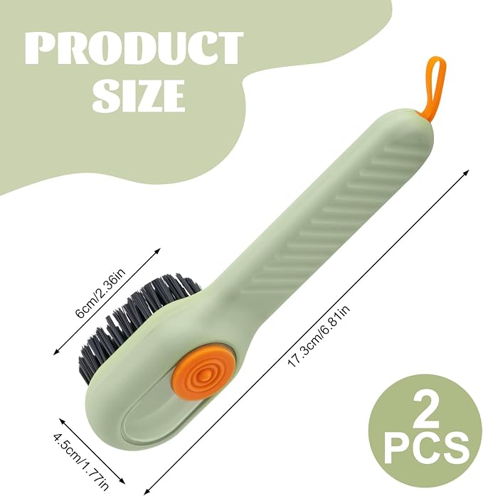 2 PCS Shoe Brush, 2-in-1 Shoe Cleaning Brush - Image 2