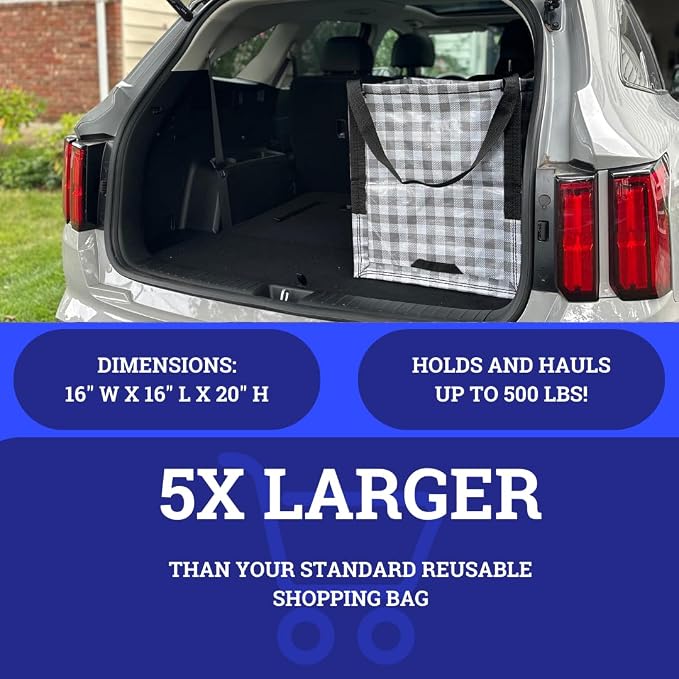 DURASACK Heavy Duty Storage Tote Bag 22-Gallon Rugged Woven Polypropylene - Image 5