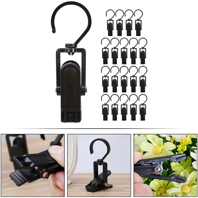 Rotatable Boot Hangers Hat Clips Laundry Hooks Multi-use Folding Hooks Hat - Image 2