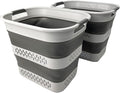 SAMMART 40L Collapsible Plastic Laundry Basket by SAMMART
