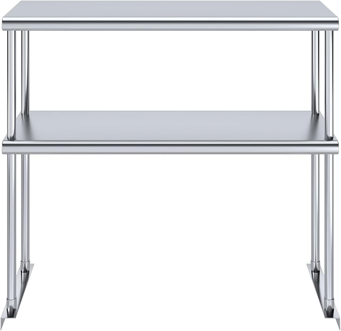 AmGood Double OverShelf Stainless Steel NSF - Image 4
