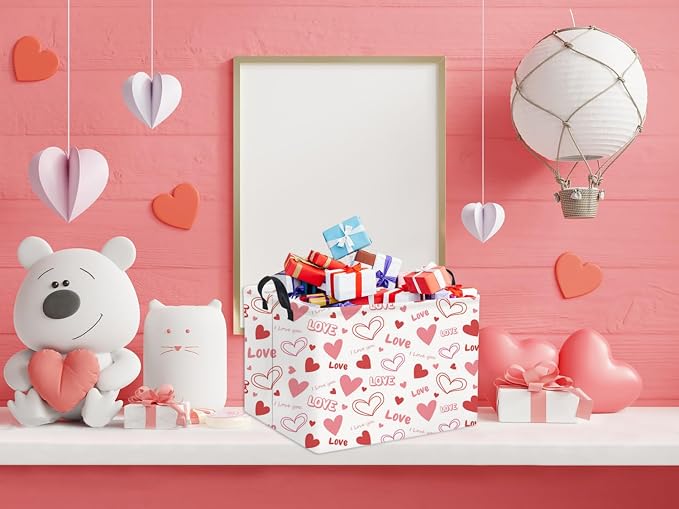 HIYAGON Rectangular Valentines Gift Basket - Image 5