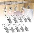 50 PCS Stainless Steel Laundry Hanging Hooks, Anti-Rust Space-Saving Clothespin by Drkicsy
