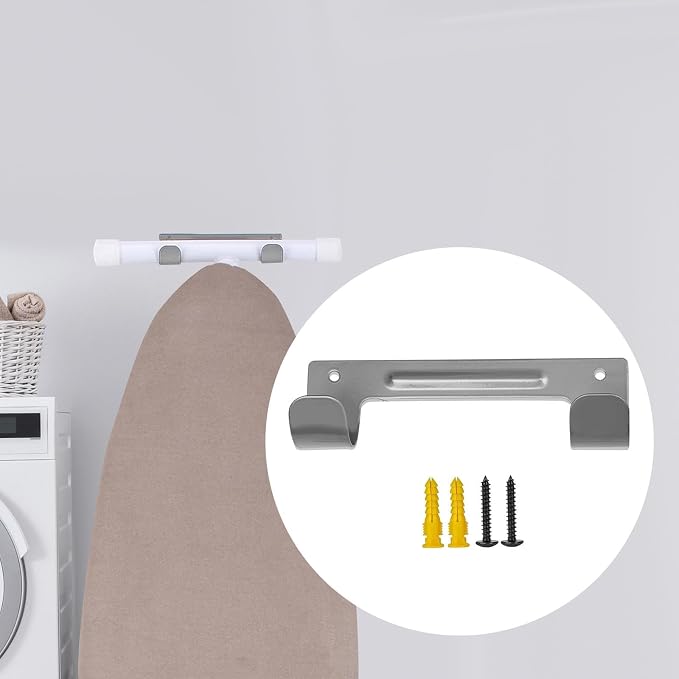 Ironing Board Hanger Ironing Board Hook Metal Easy Installation Ironing Board - Image 5
