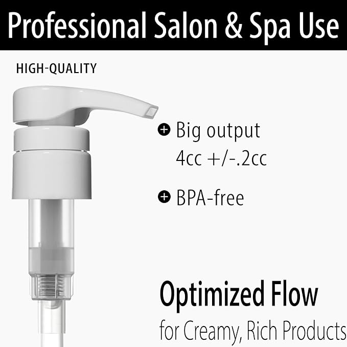 Bar5F Pumps for Shampoo Conditioner Lotion Body Wash, Fits 1" Inch Bottle Necks - Image 4