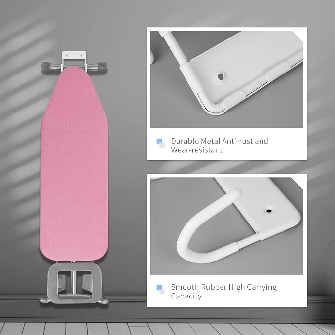 BiJun Ironing Board Hanger Wall Mount, Ironing Board Hanger - Image 4