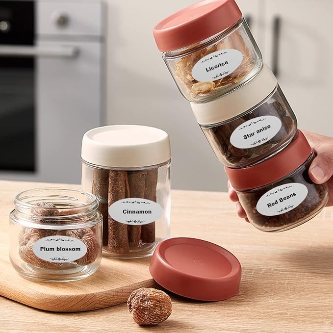 300 Pcs Jar Canning Gift Labels Stickers, Self-Adhesive Removable Gift Food - Image 5