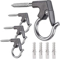 SELEWARE 4" Windproof Wall Mount Hanging Hooks by SELEWARE